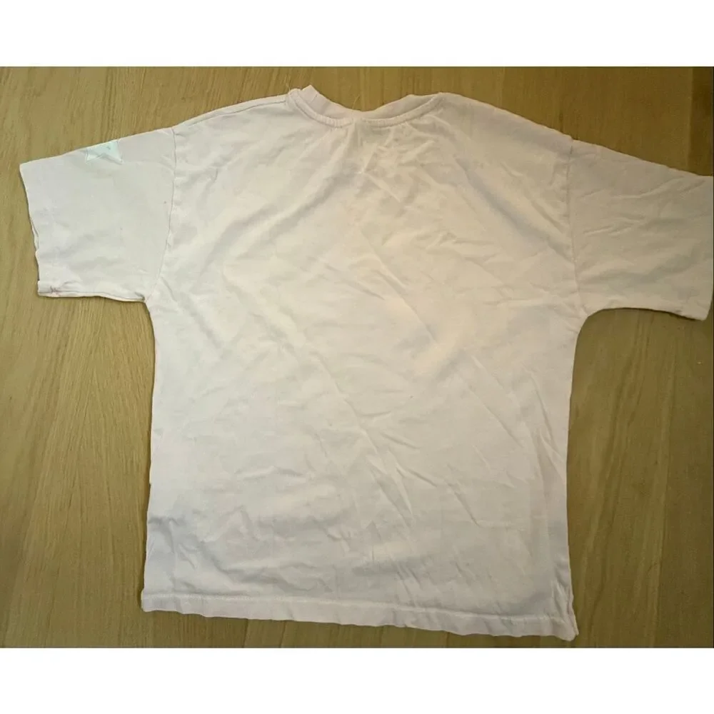 Zara Girls NYC Squad Good Vibes League Short Sleeve T-Shirt Pink Size 12-14
